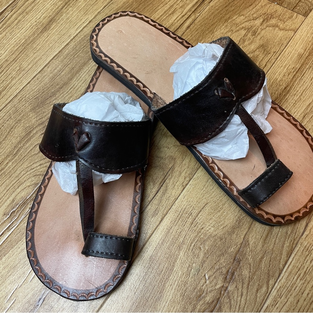 Genuine Leather Woman’s Sandals NWOT